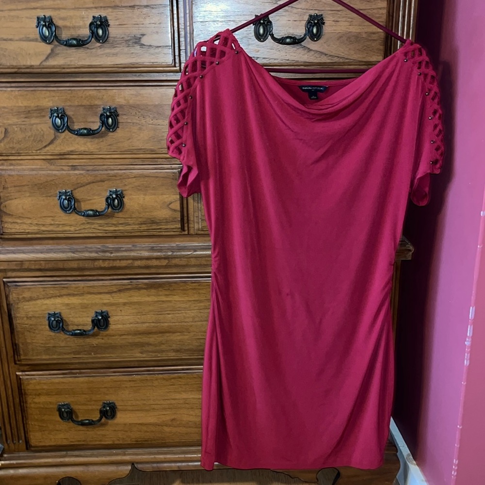 Women’s Red Banana Republic Short Sleeve Dress Sz M